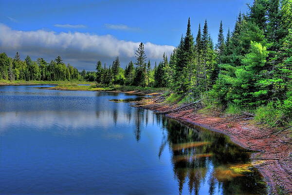 Wall Art featuring the photograph Storm Front Over The Willow Flowage by Dale Kauzlaric