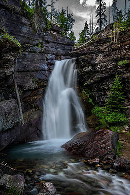 Mountain Photograph - Storm Over Barings by Matt Halvorson