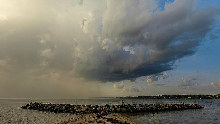 Sky Wall Art featuring the photograph Stormfront by David Fountain
