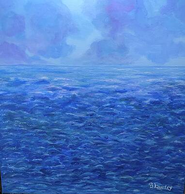 Wall Art featuring the painting Storms Coming II by Barbara Landry