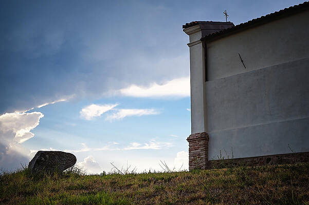 Italy Wall Art featuring the photograph Stormy Skies At The Parish by Steven Nelson