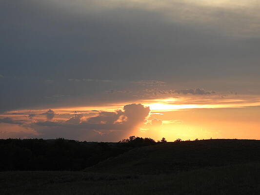 Sky Photograph - Stormy Sunset by Amanda R Wright