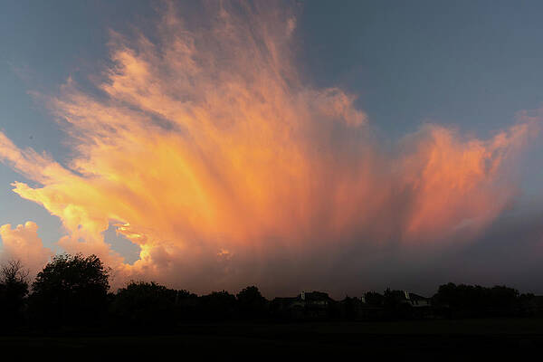Texas Wall Art featuring the photograph Stormy Texas Sunset by Ron Long Ltd Photography