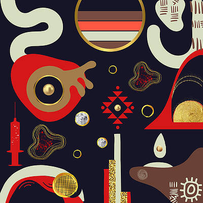 Strange Temple Medicine Print
