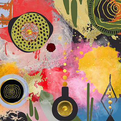 Wall Art featuring the mixed media Stranger Things by Canessa Thomas