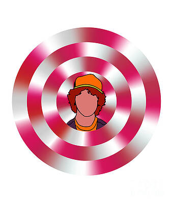 Wall Art featuring the digital art Stranger Things Hypnotize Mesmerize Dustin by Kirania Finest