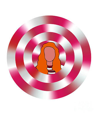 Wall Art featuring the digital art Stranger Things Hypnotize Mesmerize Max by Kirania Finest