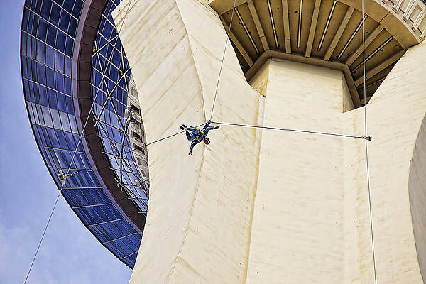 Nevada Photograph - Stratosphere Jumper, Las Vegas #2 by Tatiana Travelways