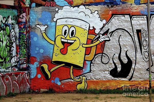 Graffito Wall Art featuring the digital art Street Art #27 by Antonios Valamontes
