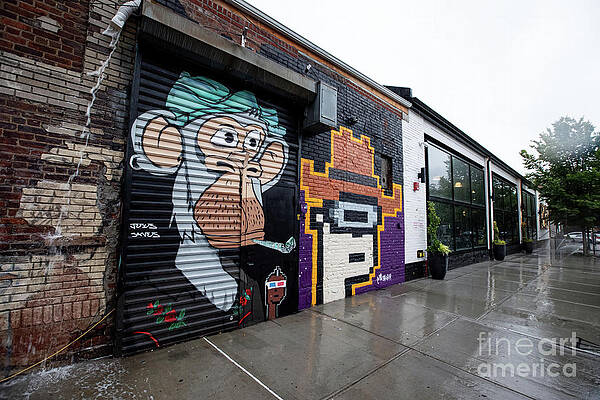 Graffito Wall Art featuring the digital art Street Art #4 - Bored Ape Yacht Club by Antonios Valamontes