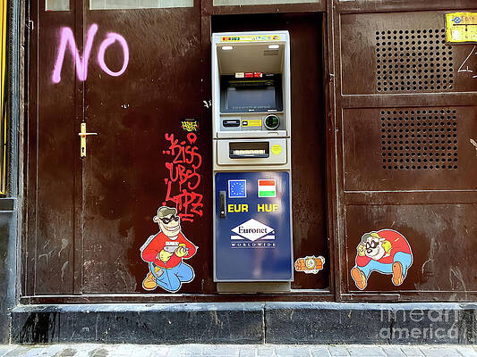 Graffito Wall Art featuring the digital art Street Art #55 - Beagle Boys by Antonios Valamontes