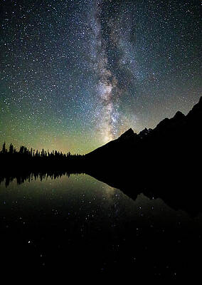 Wall Art featuring the photograph String Lake Milky Way by Dan Sproul