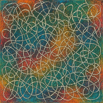 Intricate Digital Art - String Theory by Colin Hardman