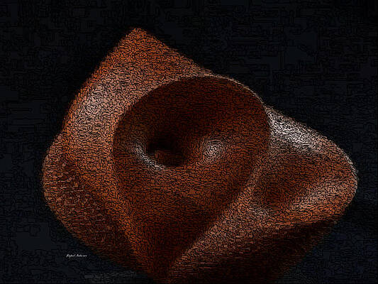 Drawing - Study Of Abstract Form by Rafael Salazar