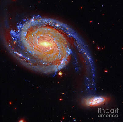 Stunning Spiral Galaxy in Space by Stefano Senise