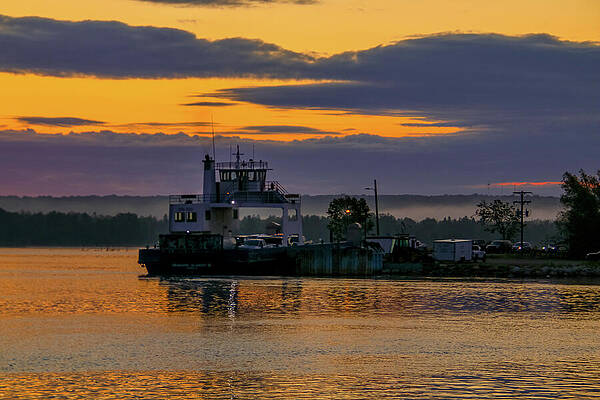 Wall Art featuring the photograph Sugar Island Sunrise by Deb Beausoleil