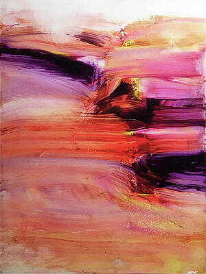 Abstract Wall Art featuring the painting Summation Occurrence by Rodney Frederickson