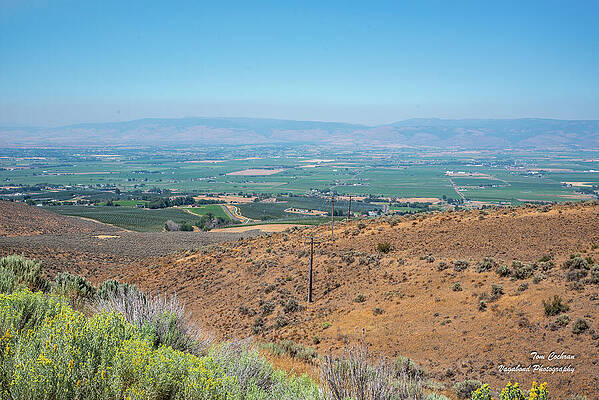 Wall Art featuring the photograph Summer Haze Over Kittitas Valley by Tom Cochran