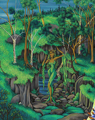 Wall Art featuring the painting Summer by Megan Thompson