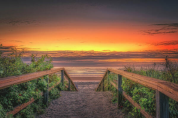 Maine Wall Art featuring the photograph Summer Sky by Penny Polakoff