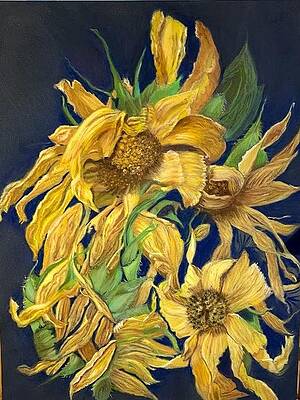 Wall Art featuring the pastel Summers End by Juliette Becker