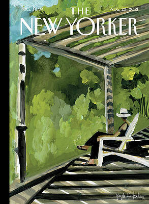 Relaxing Under the Pergola Wall Art