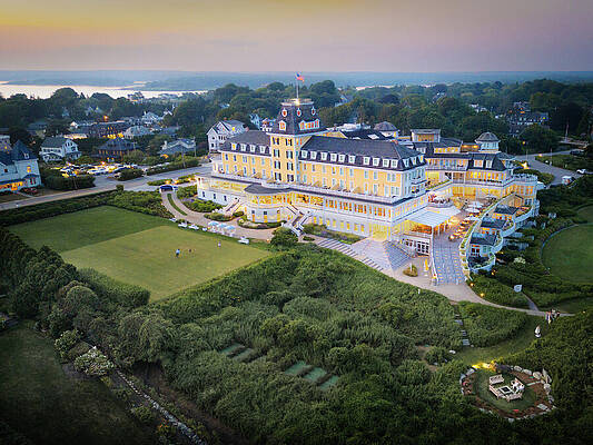 Grand Hotel at Dusk Wall Art