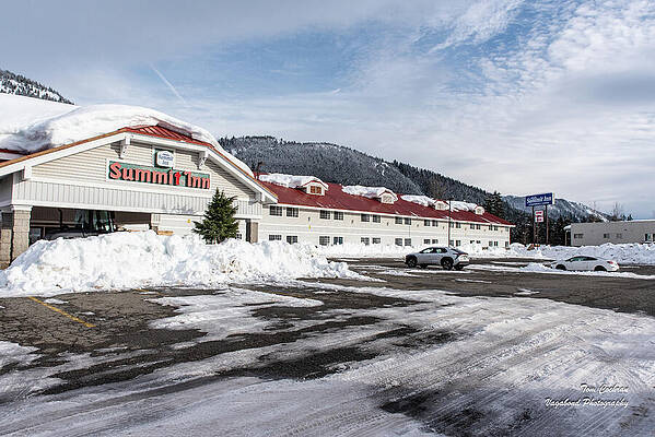 Sky Wall Art featuring the photograph Summit Inn At Snoqualmie Pass by Tom Cochran