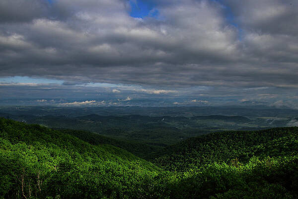 Wall Art featuring the photograph Sun And Clouds In The Valley by Deb Beausoleil