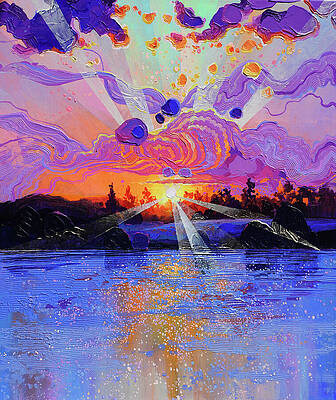 Anastasia Trusova the lights of a sun Wall Art