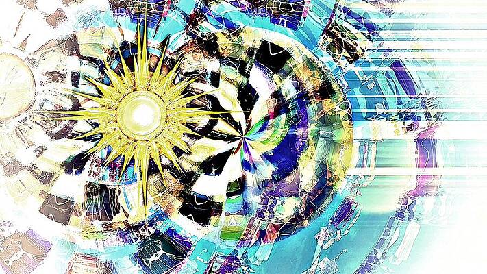 Nature Digital Art - Sun Refraction Composite by David Manlove