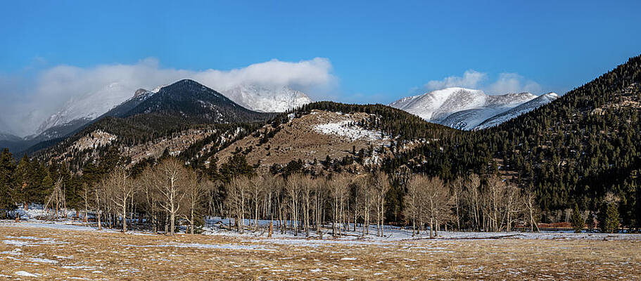 Colorado Photograph - Sundance Mountain And Mount Chapin by Douglas Wielfaert