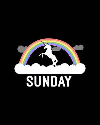 Cool Wall Art featuring the digital art Sunday by Flippin Sweet Gear