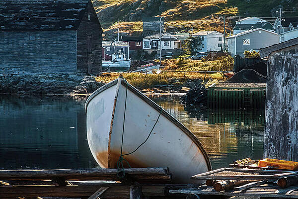 Wall Art featuring the photograph Sunday Morning In Fogo Island, Newfoundland by Tatiana Travelways