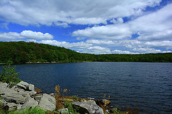 Wall Art featuring the photograph Sunfish Pond NJ AT by Raymond Salani III