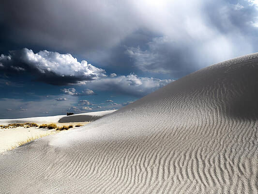 New Mexico Photograph - Sunlight Weather And Sandprints by Joe Schofield