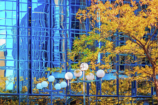 Wall Art featuring the photograph Sunny Autumn In The City by Tatiana Travelways