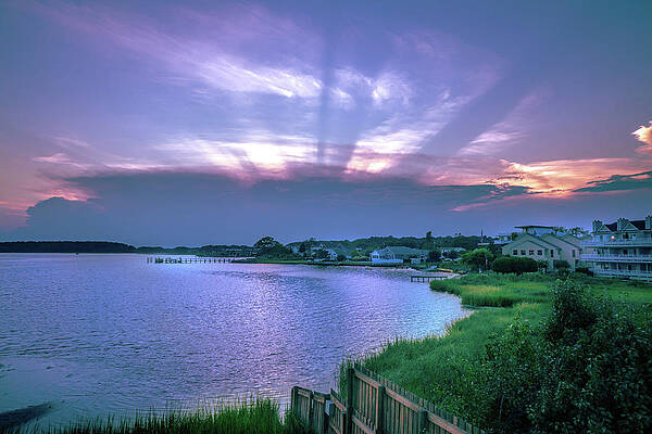 Reflection Wall Art featuring the photograph Splendor Over Rehoboth Bay by Jason Fink