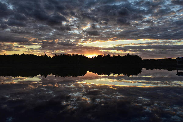 Nature Photograph - Sunrise At Green Cay In Boynton Beach Florida by David McKinney