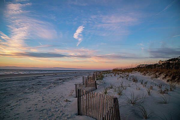 Serene Wall Art featuring the photograph Sunrise At Hilton Head Island by Cindy Robinson