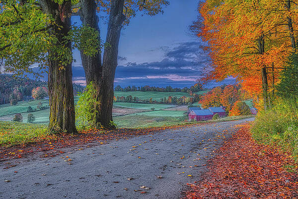Wall Art featuring the photograph Sunrise At Jenne Farm by Penny Polakoff