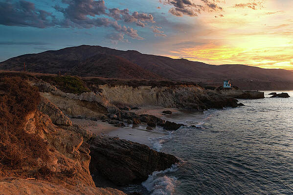 Wall Art featuring the photograph Sunrise Over The Mountains And Ocean by Matthew DeGrushe