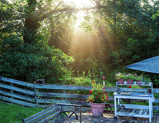 Wall Art featuring the photograph Sunrise Burlington, Iowa by Robert Allen Hill