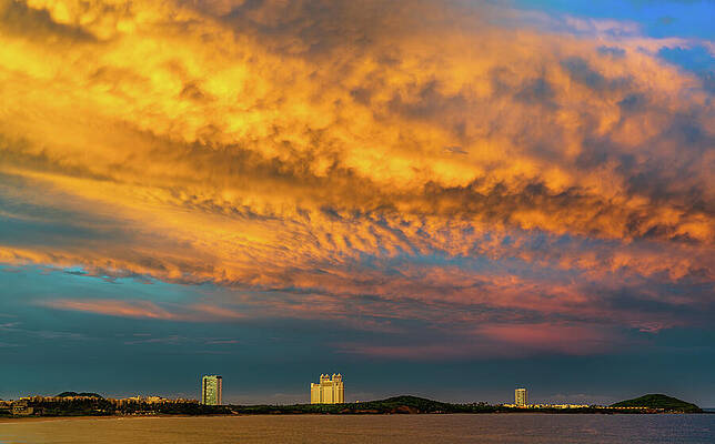 Sunrise Wall Art featuring the photograph Sunrise Cerritos Mazatlan Mexico by Tommy Farnsworth