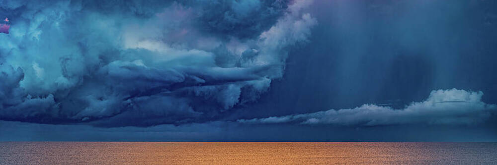 Sunrise Wall Art featuring the photograph Sunrise Clouds Mazatlan Sinaloa Mexico by Tommy Farnsworth