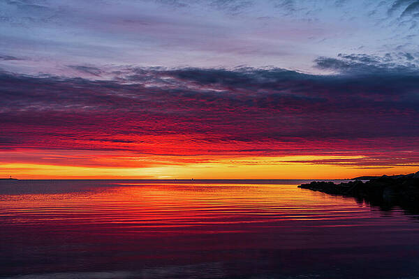 Sky Wall Art featuring the photograph Sunrise Fire by Rich Kovach