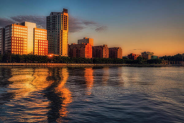 Wall Art featuring the photograph Sunrise In Hoboken by Penny Polakoff