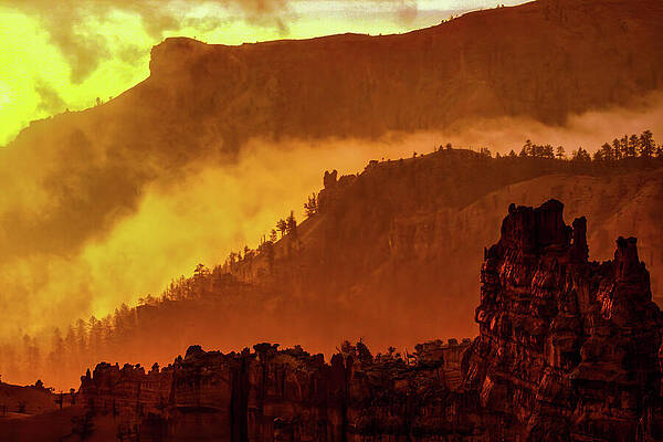 Sunrise Wall Art featuring the photograph Sunrise On Bryce Canyon Utah by Tommy Farnsworth