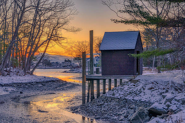 Wall Art featuring the photograph Sunrise On Paddy Creek Road by Penny Polakoff