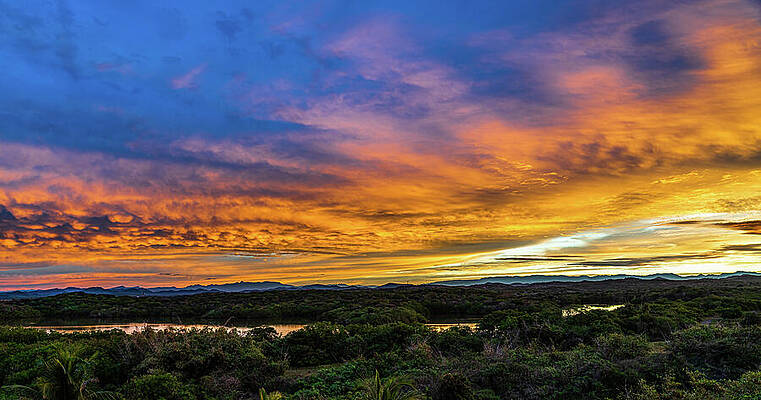 Nature Wall Art featuring the photograph Sunrise Over Lagoons Mazatlan Mexico by Tommy Farnsworth